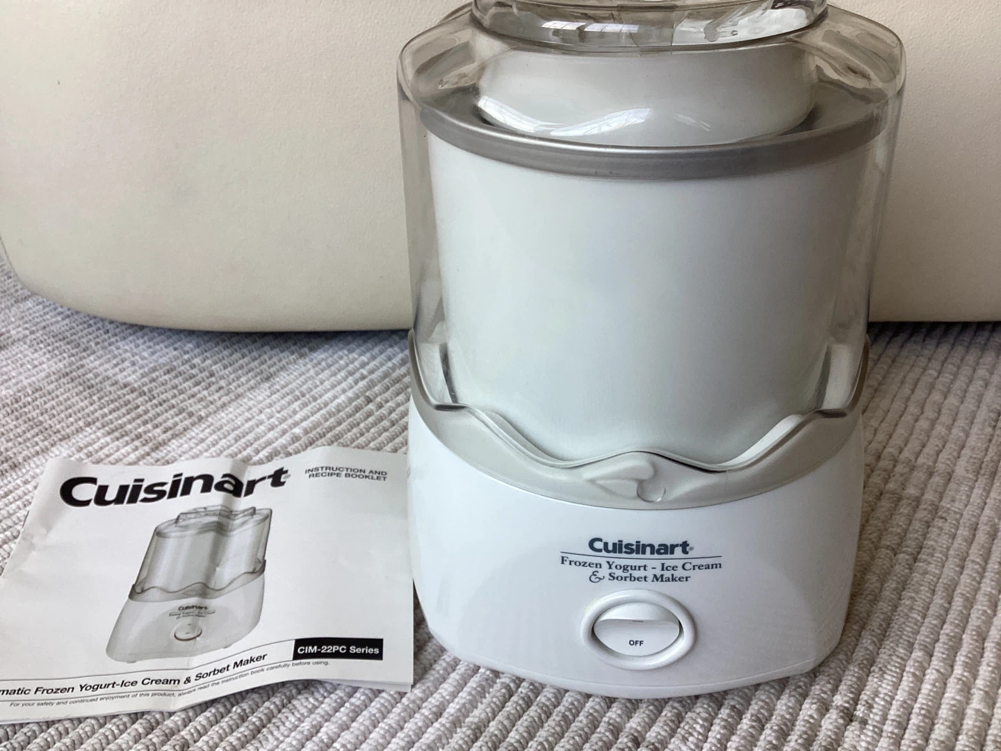 Cuisinart Automatic Frozen Yogurt, Ice Cream & Sorbet Maker