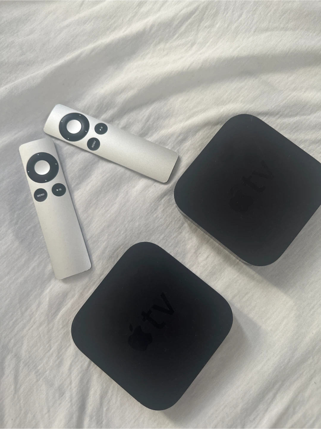 Apple TV Media Streamers (2 Units) with Remotes