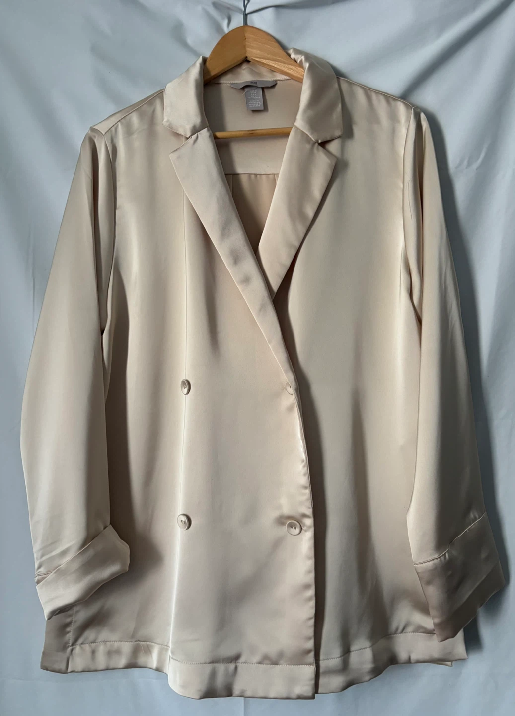 H&M Satin Double-Breasted Blazer - photo 5