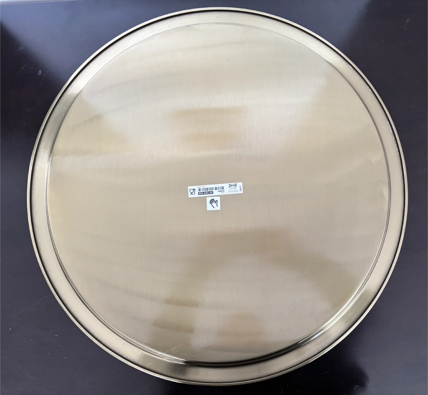 IKEA Gold Colour Metal Tray - photo 3