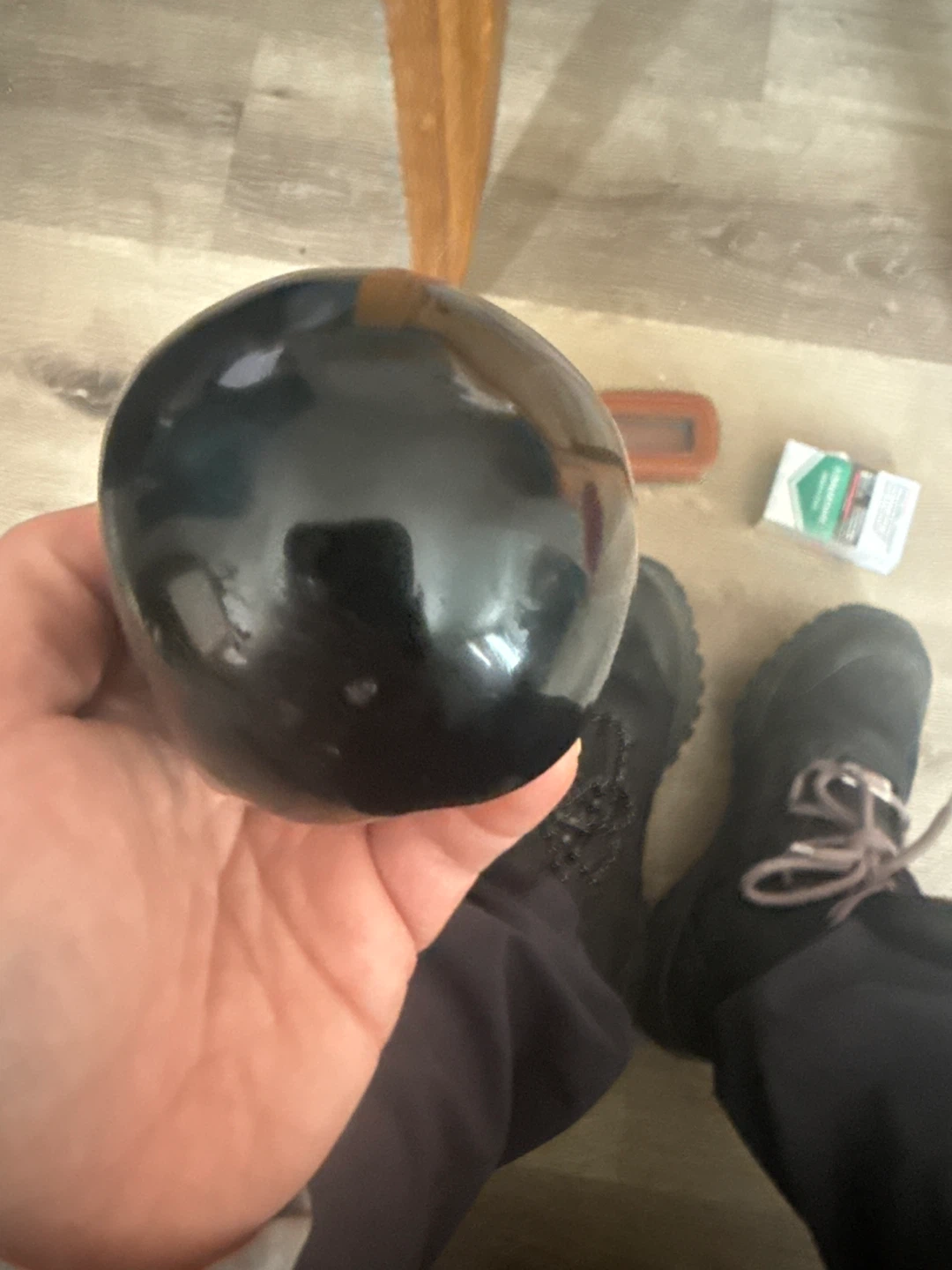 Obsidian Skull Figurine - photo 4
