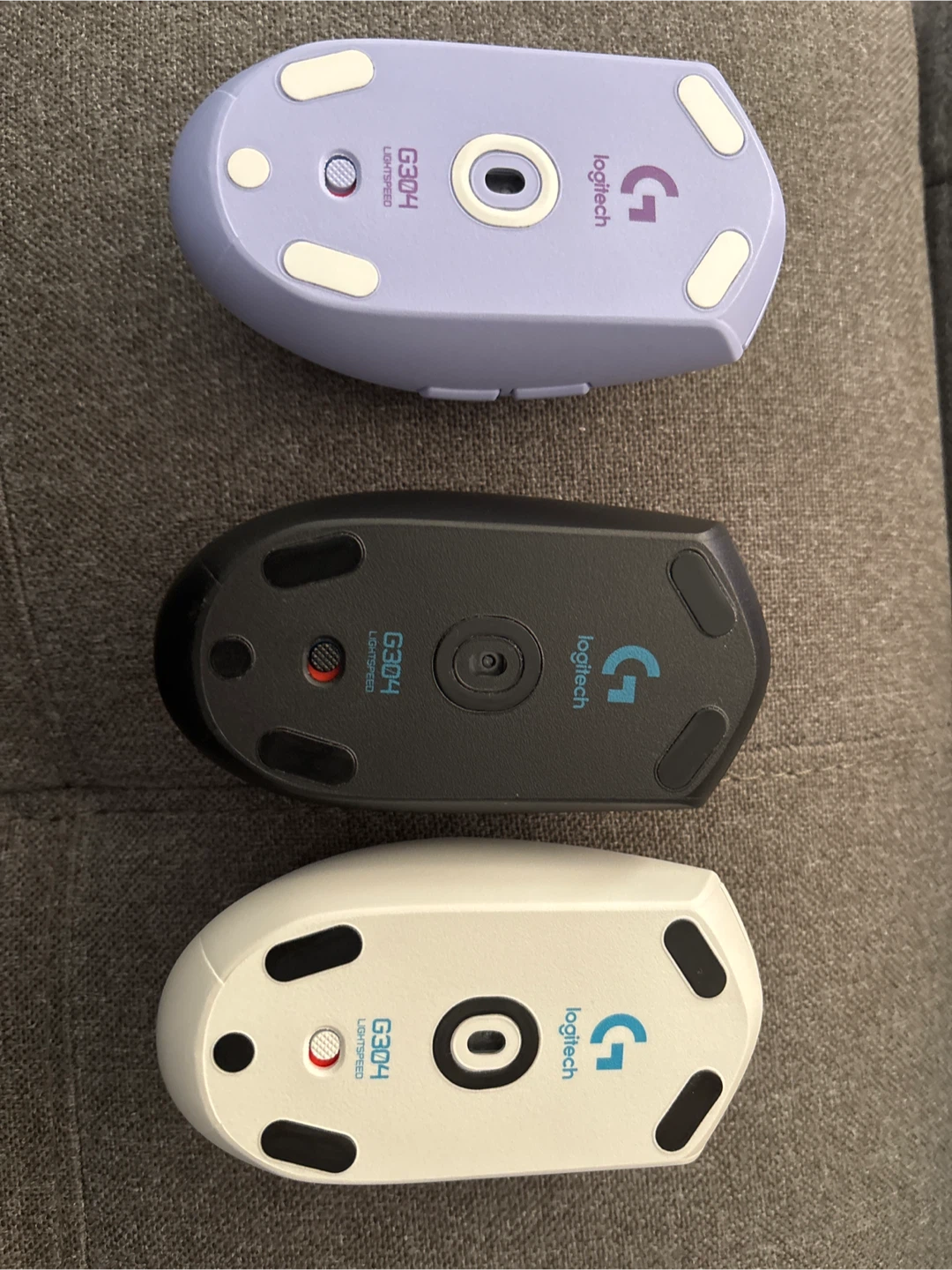 Wireless Gaming Mouse (White, Black, Lavender) - photo 2