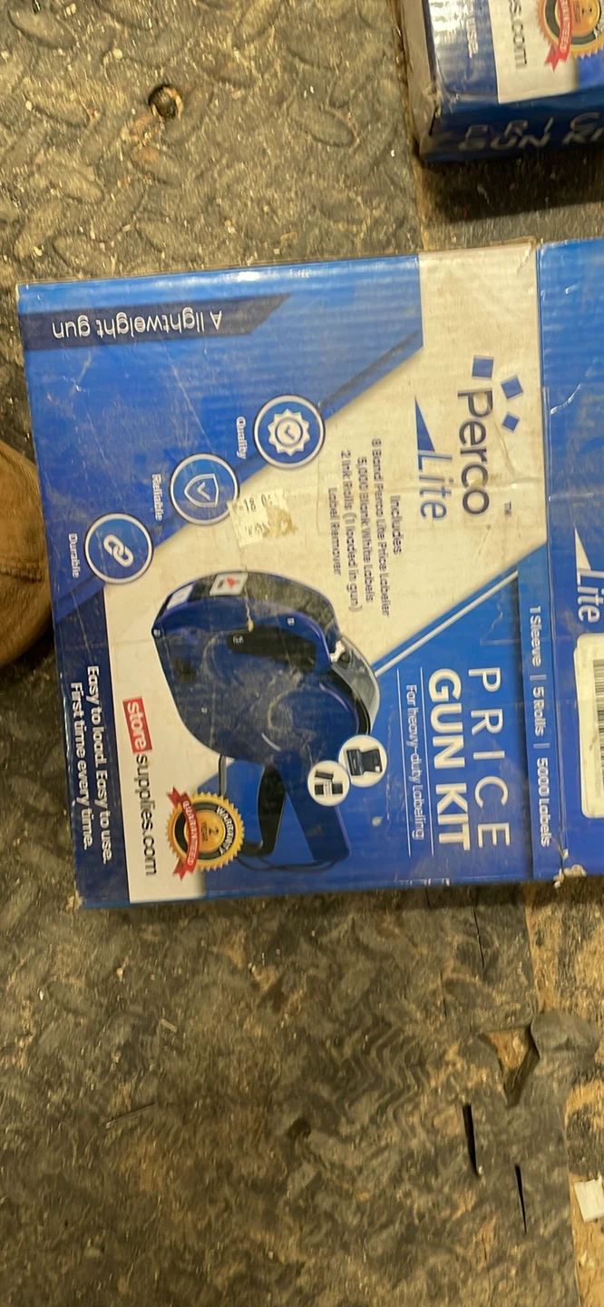 Perco Lite Price Gun Kit with Labels
