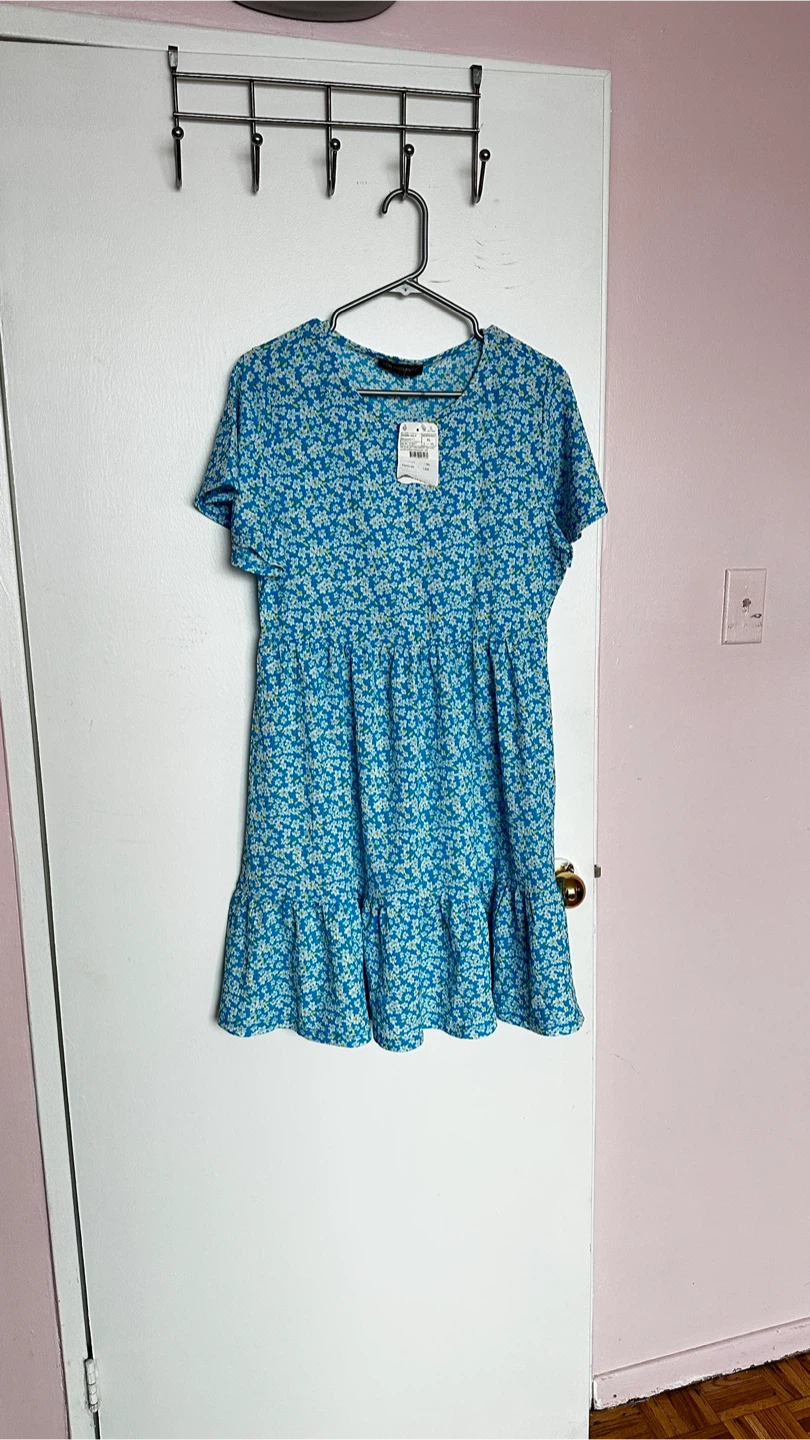 NWT LCW Maternity Floral Mini Dress Size XL