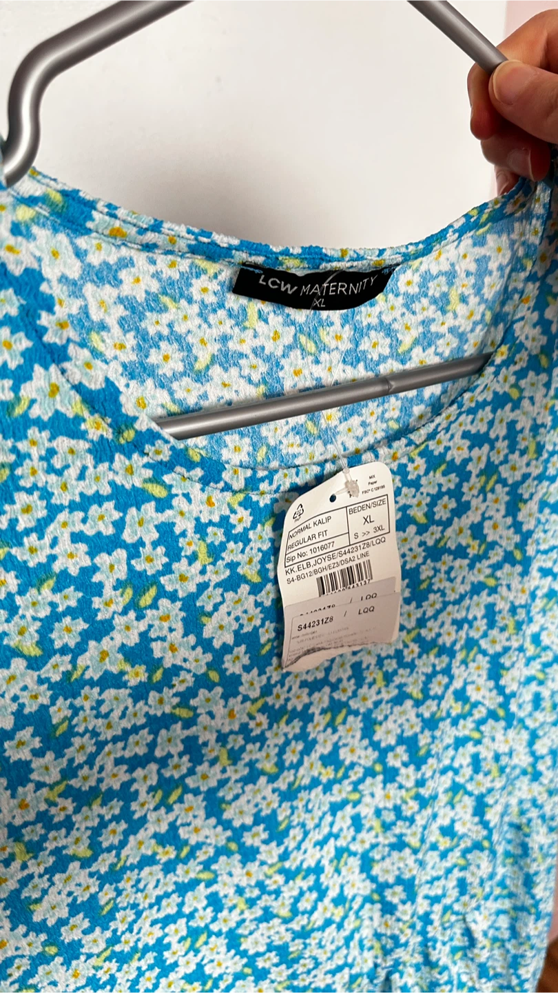 NWT LCW Maternity Floral Mini Dress Size XL - photo 3