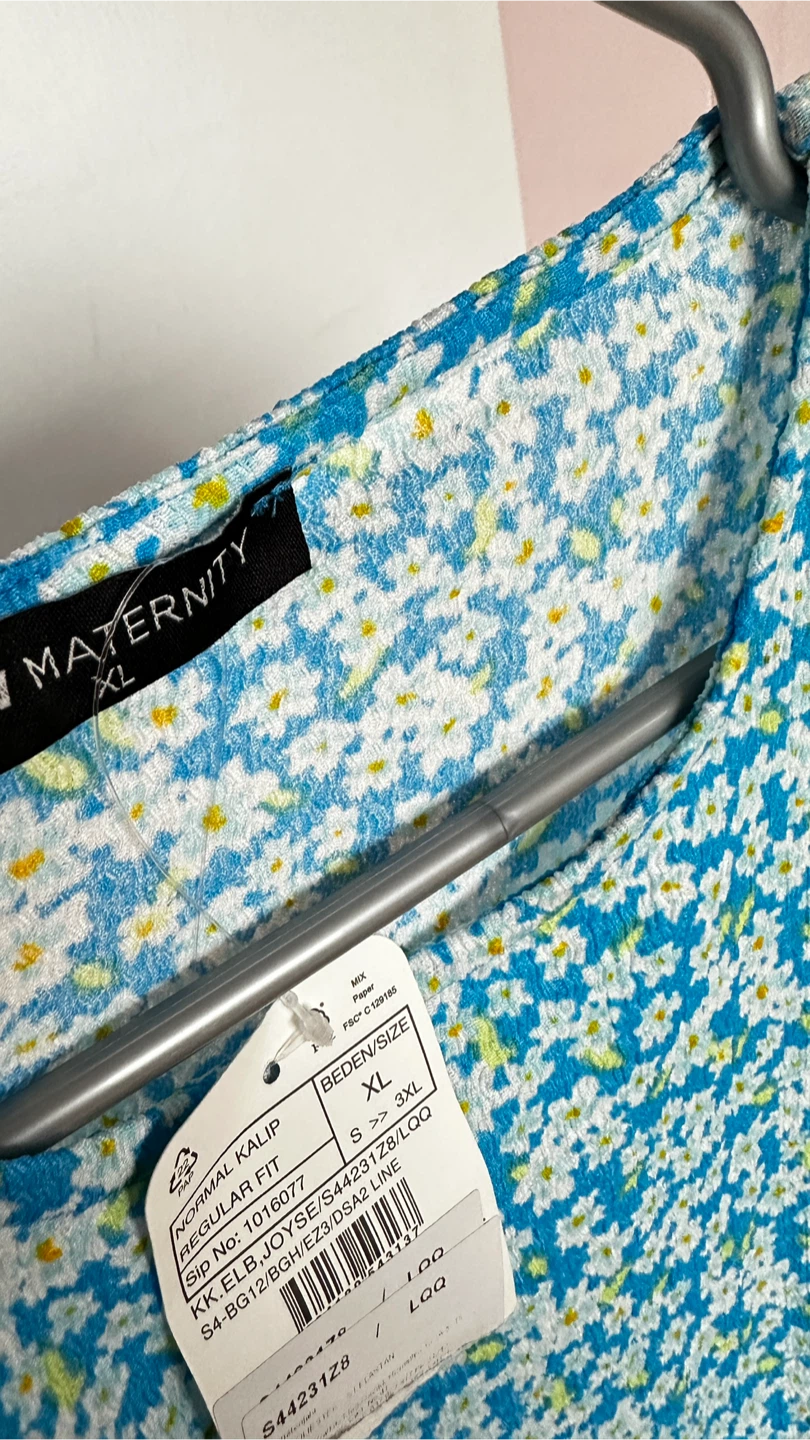 NWT LCW Maternity Floral Mini Dress Size XL - photo 5