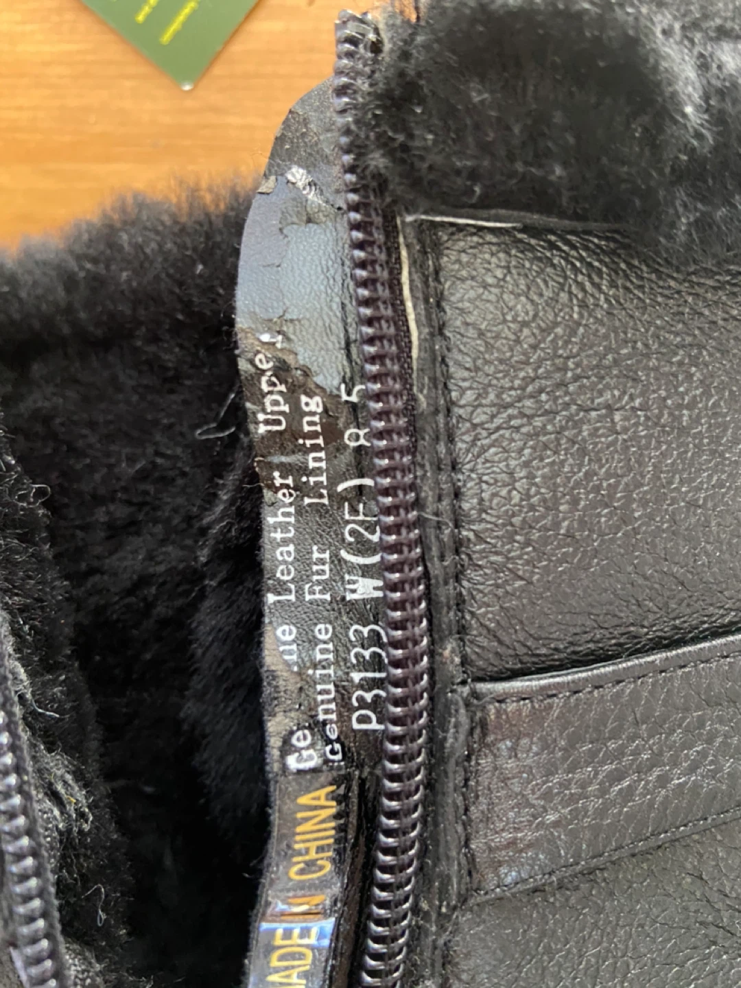 New black waterproof leather boot - photo 2