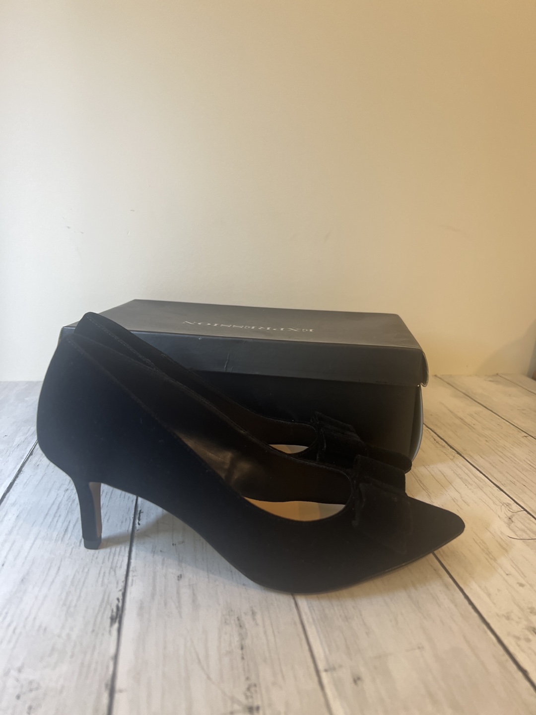 Expression Black Suede Heels - photo 2