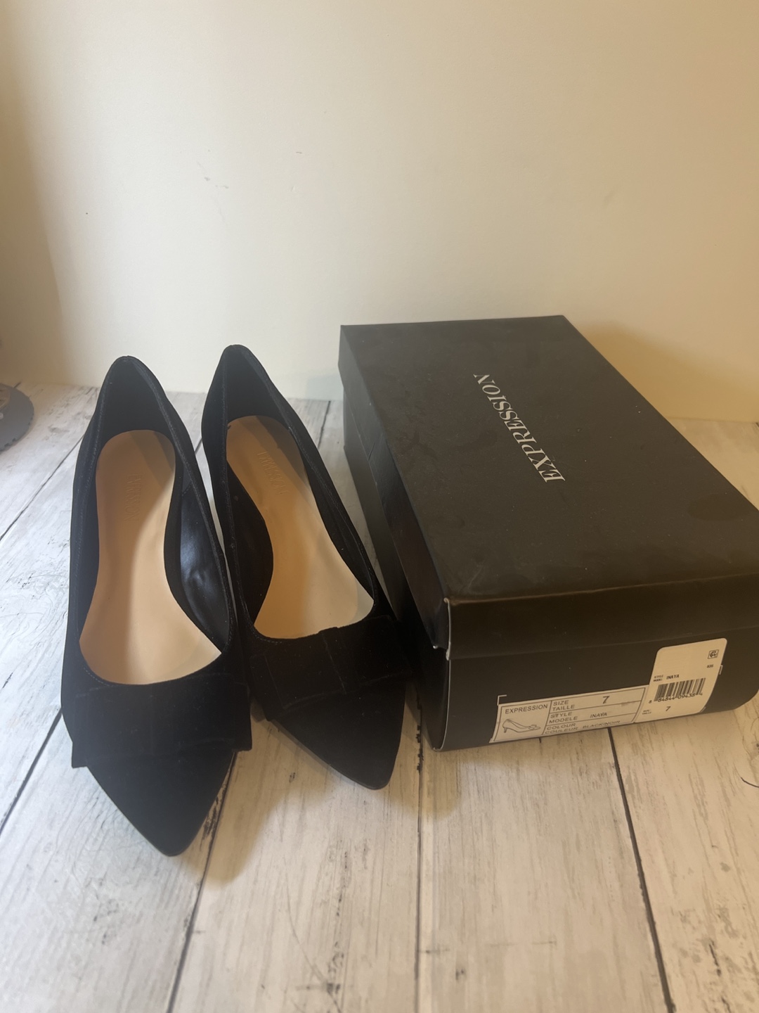 Expression Black Suede Heels - photo 3