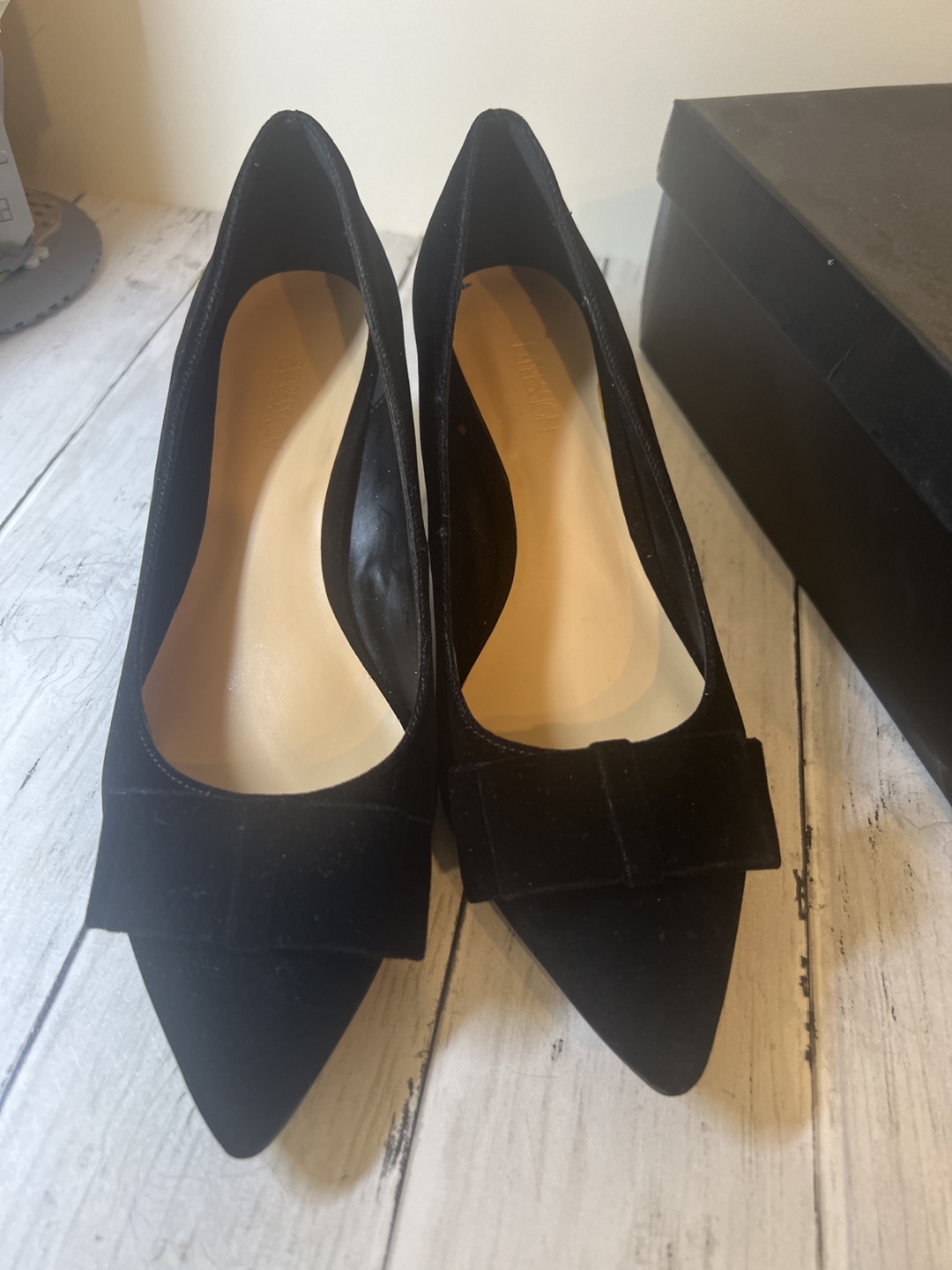 Expression Black Suede Heels