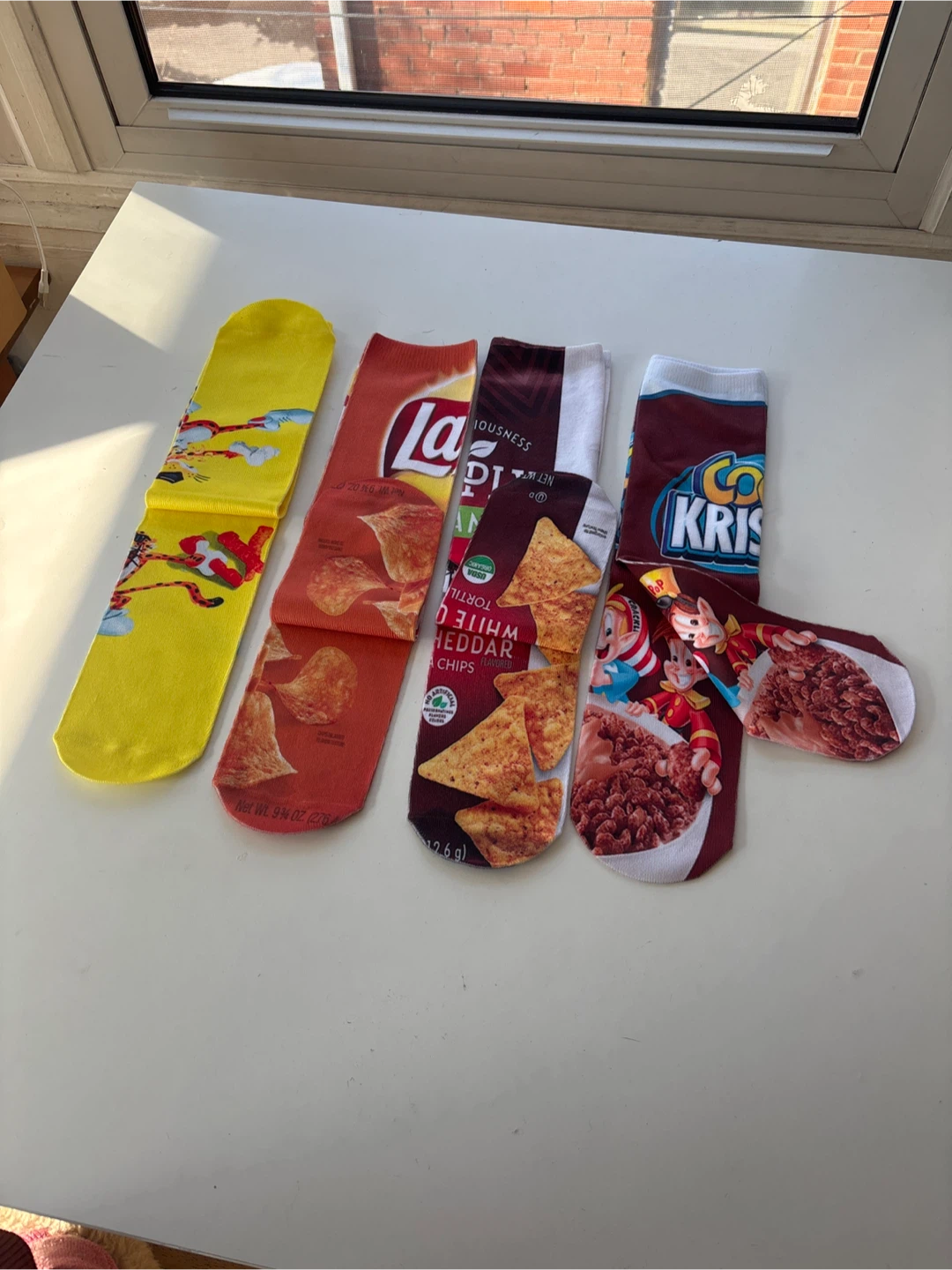 Assorted Snack-Themed Socks (Lay's, Doritos, Lucky Charms) - photo 2