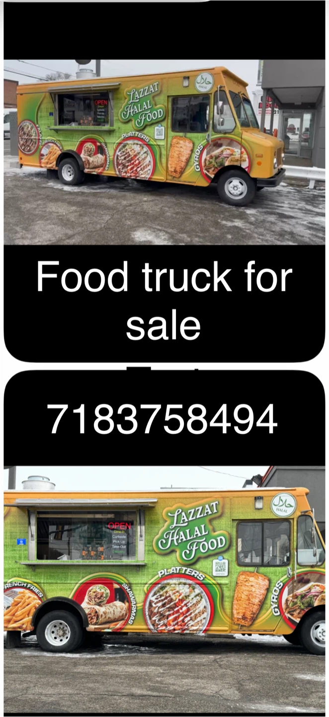 Lazzat Halal Food Truck for Sale