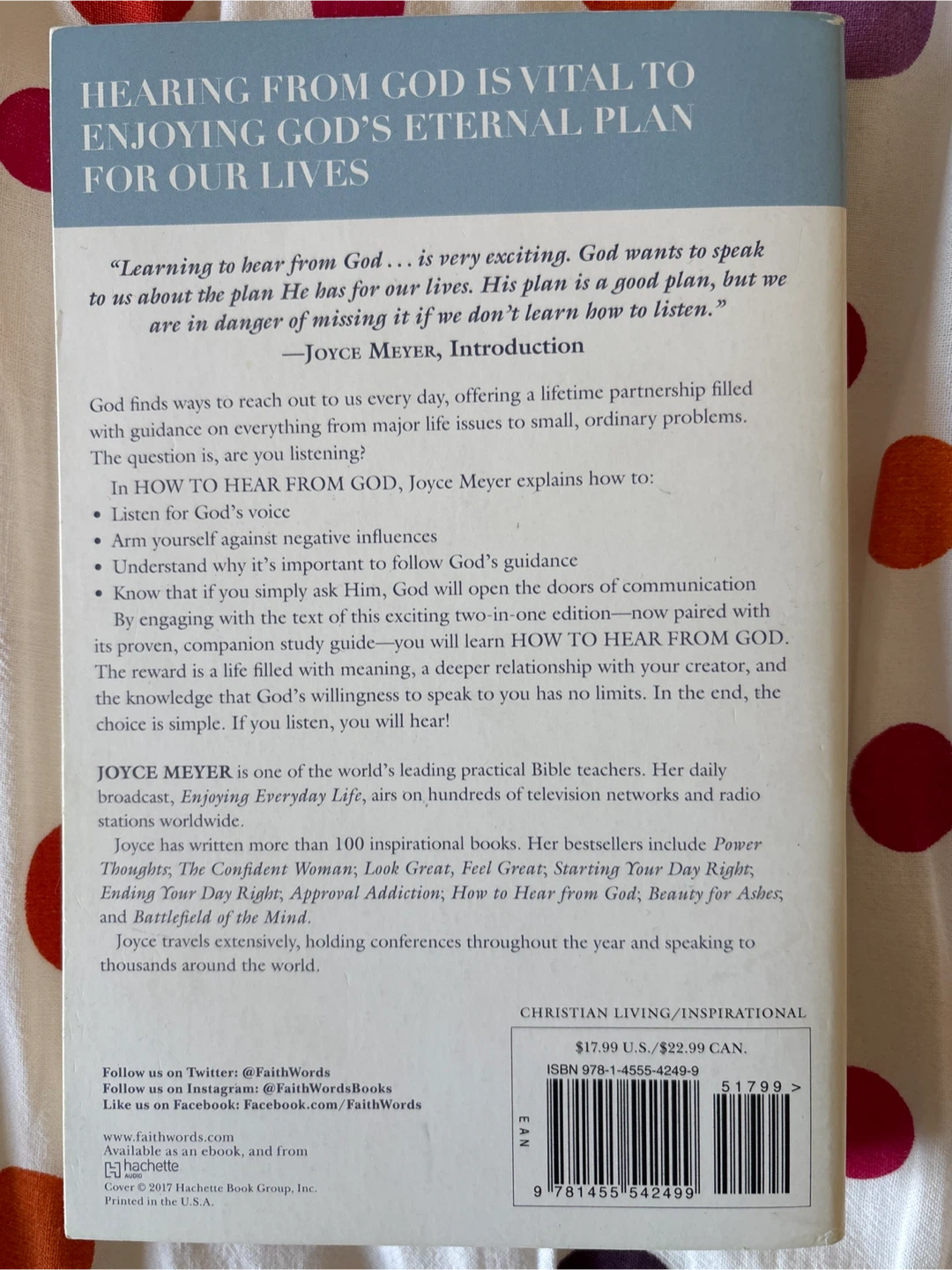 🧡How to Hear from God by Joyce Meyer  with Study Guide) - photo 2