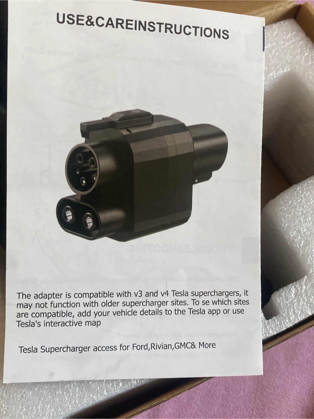 KMSCO EV Charger Adapter NACS to CCS1 - photo 3