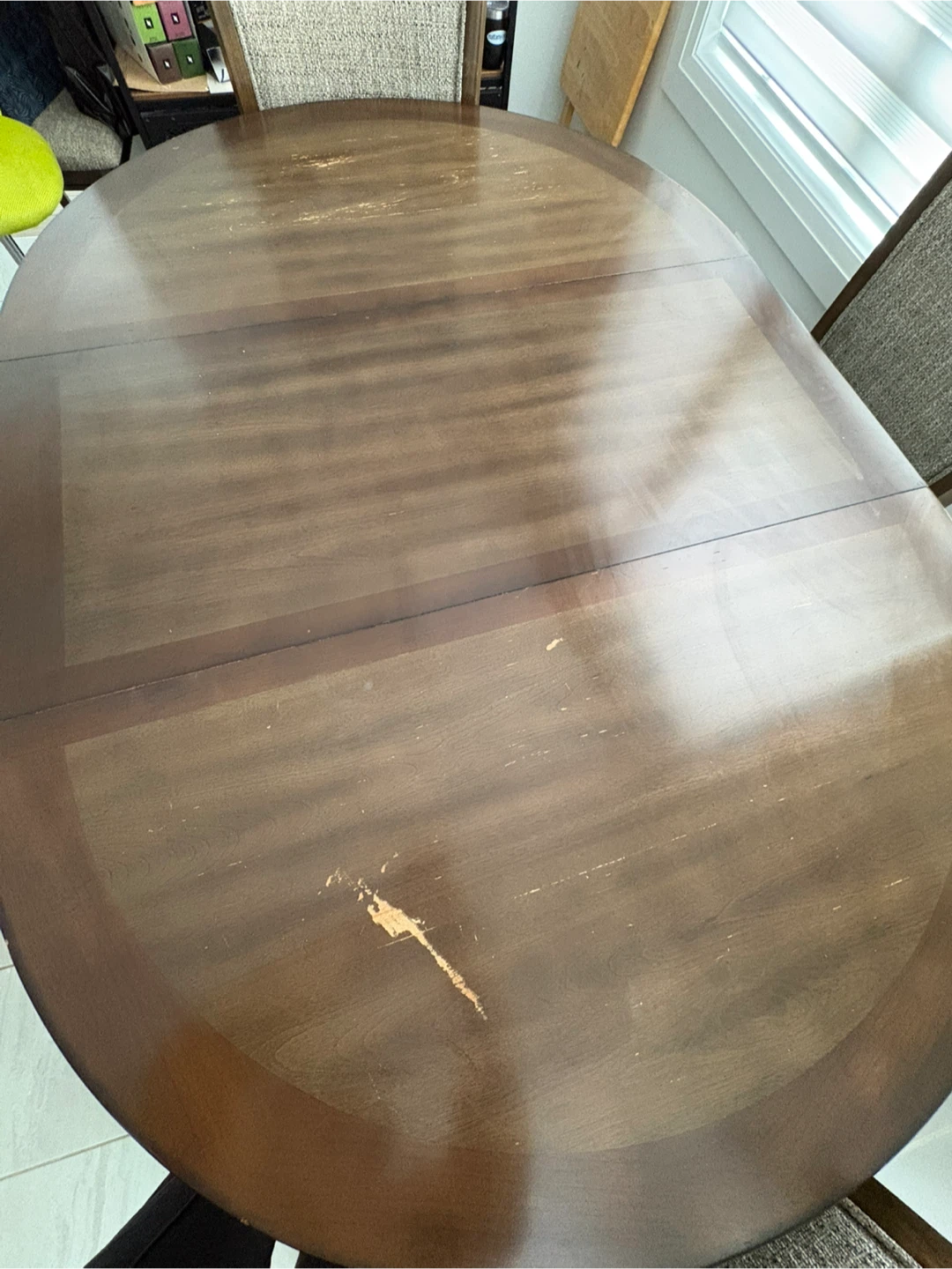 Wooden Dining Table with 3 Chairs - photo 3