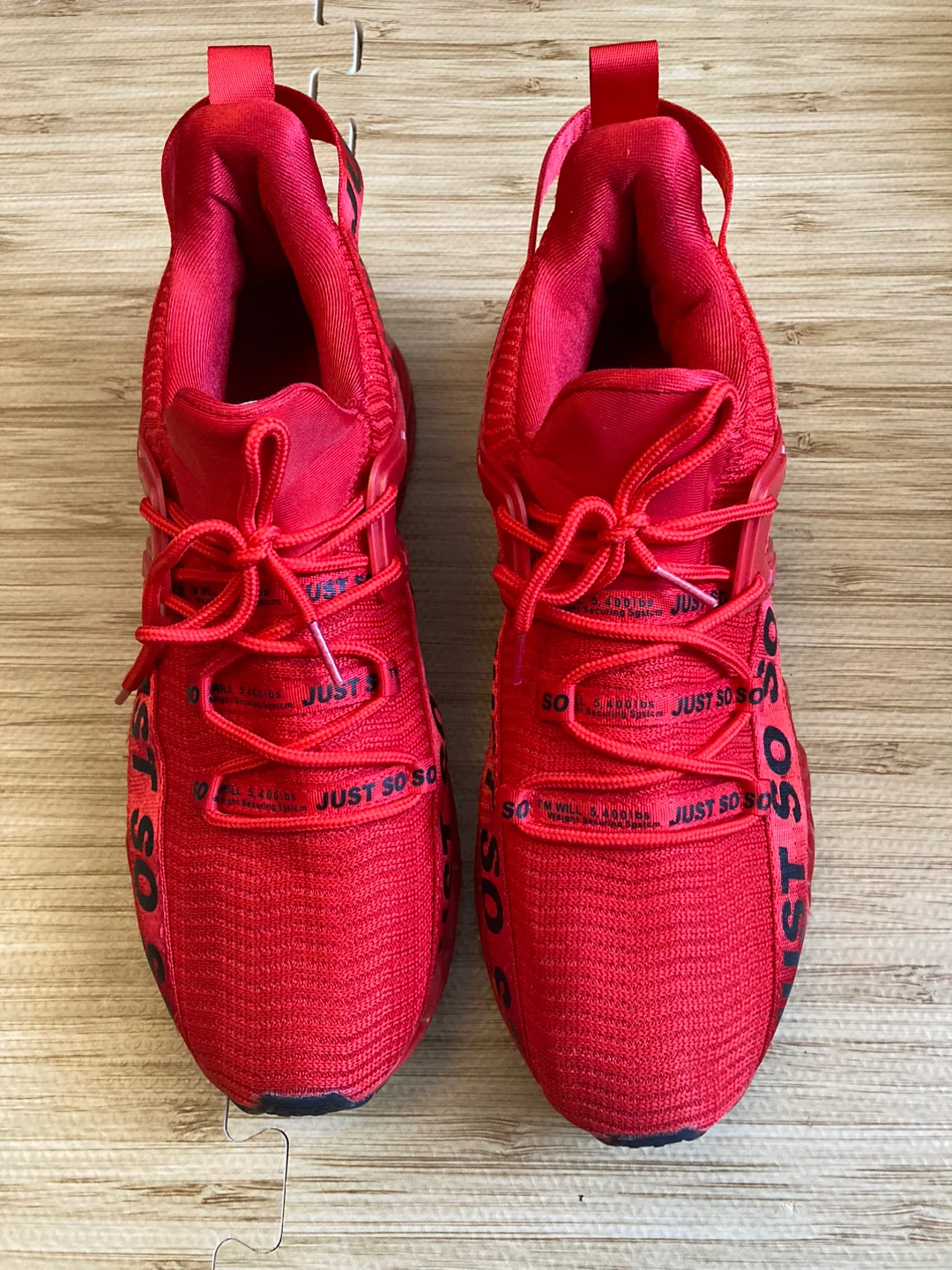 Just So So Red Sneakers - photo 4