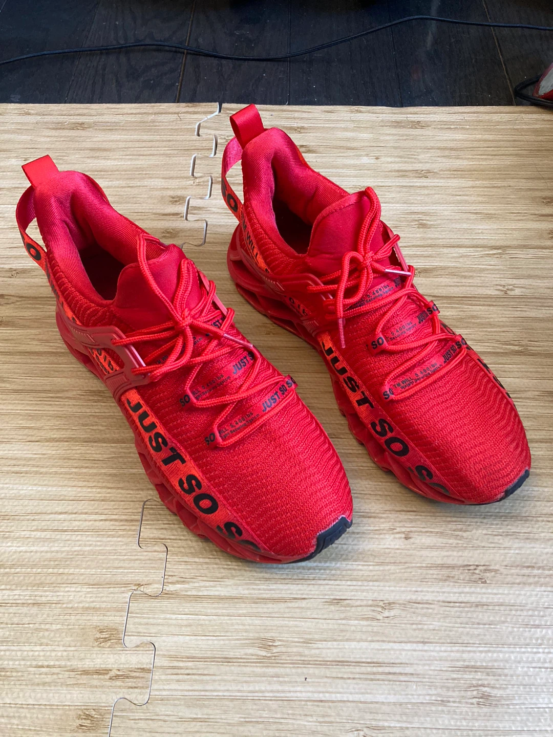 Just So So Red Sneakers