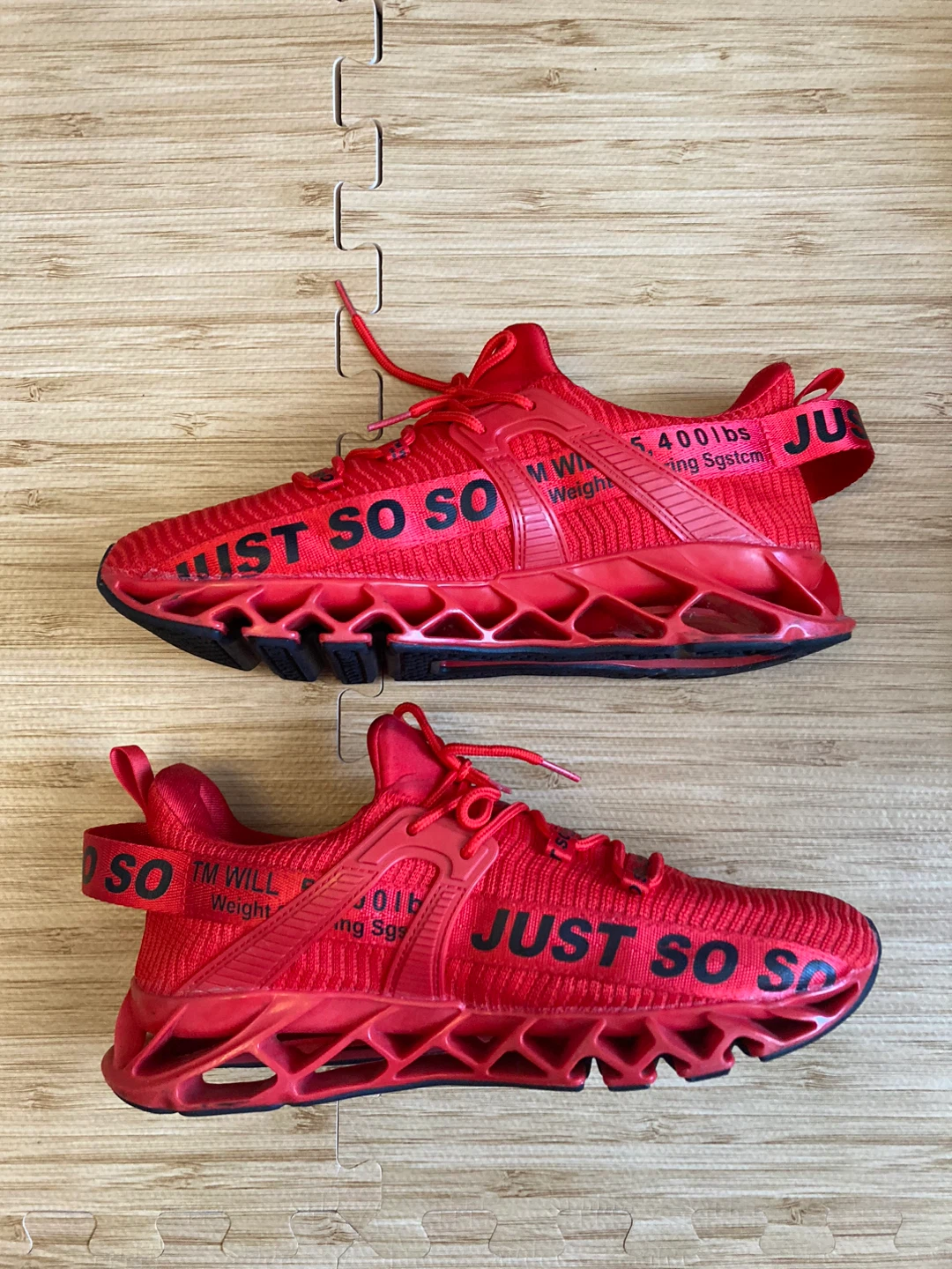 Just So So Red Sneakers - photo 3