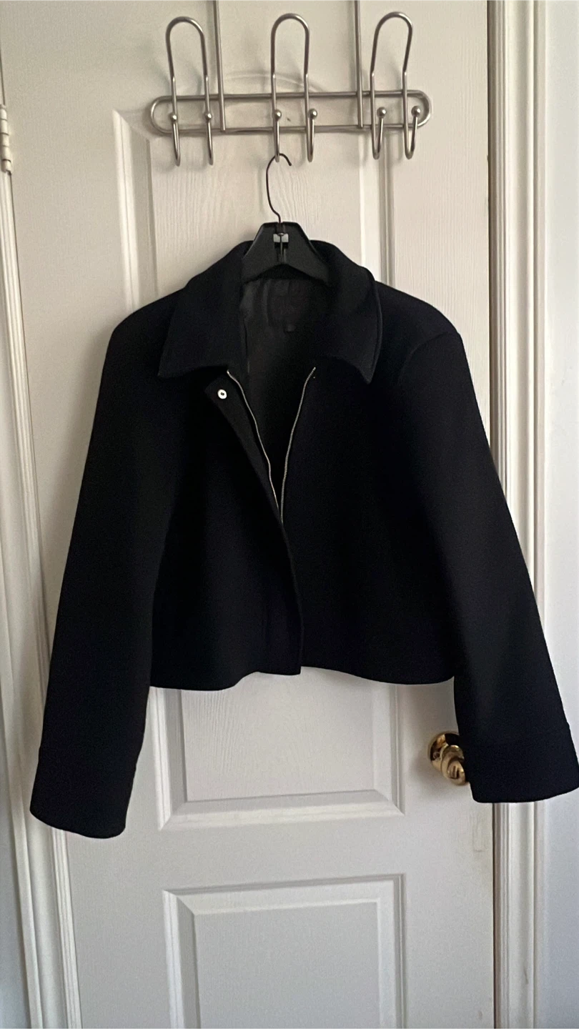 Zara Black Cropped Jacket - photo 3