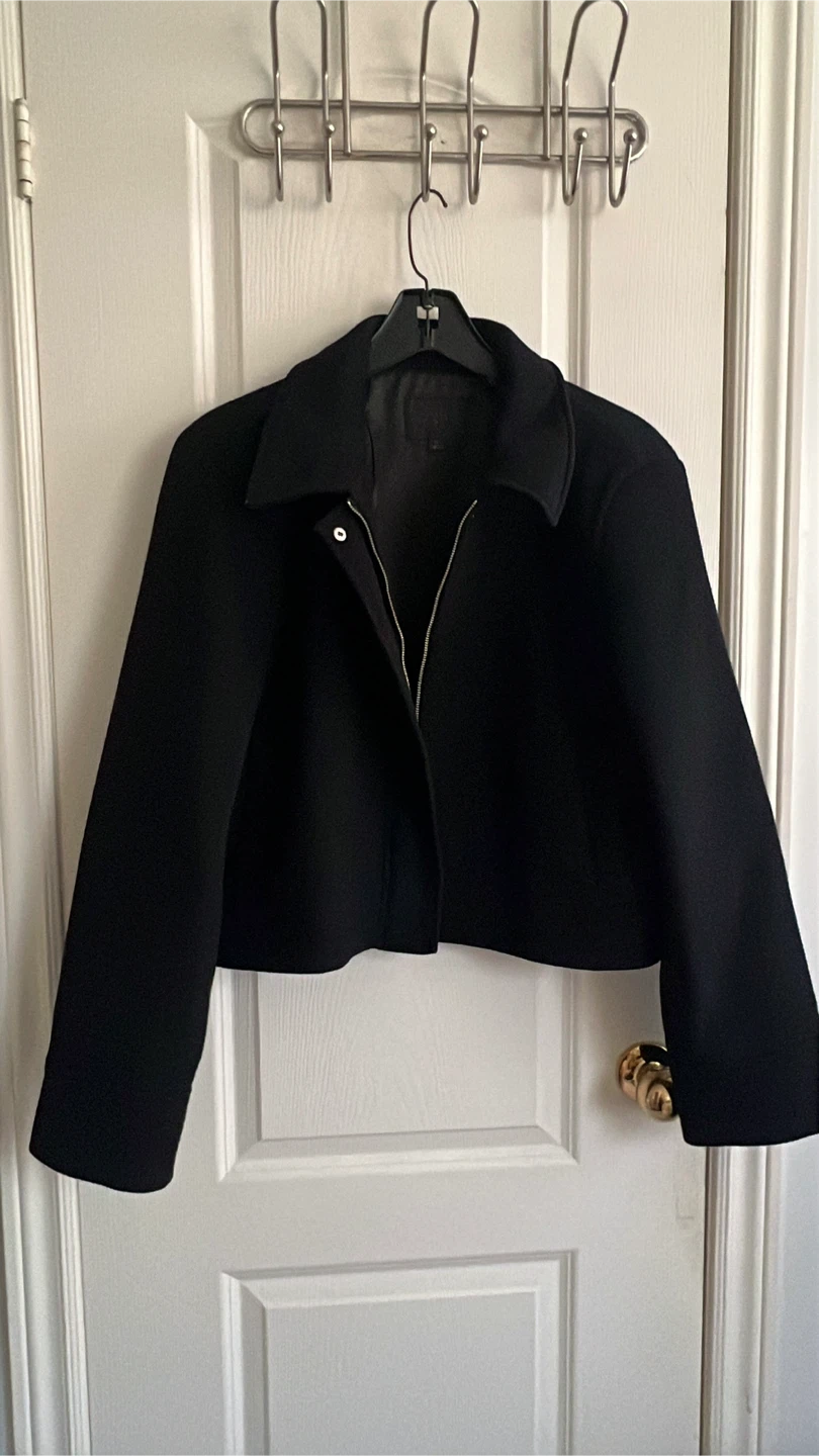 Zara Black Cropped Jacket