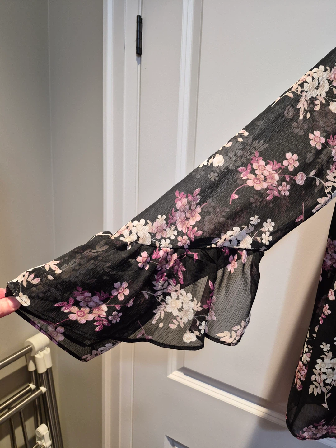 BLACK PRINT BLOUSE - photo 2