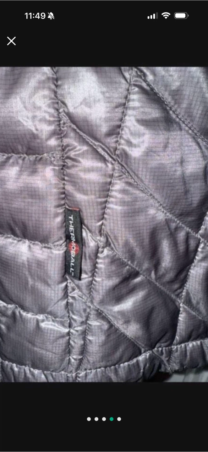 WOMENS The North Face Thermoball Puffer Jacket MEDIUM - photo 3