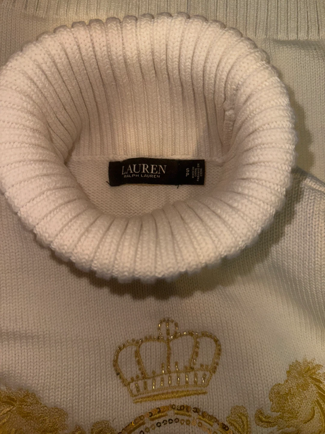 Lauren Ralph Lauren Women's White Turtleneck Sweater - photo 2