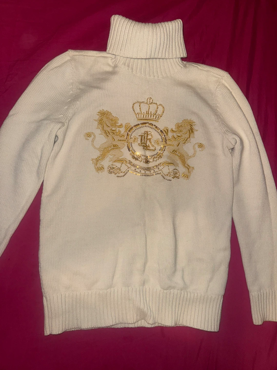 Lauren Ralph Lauren Women's White Turtleneck Sweater - photo 3