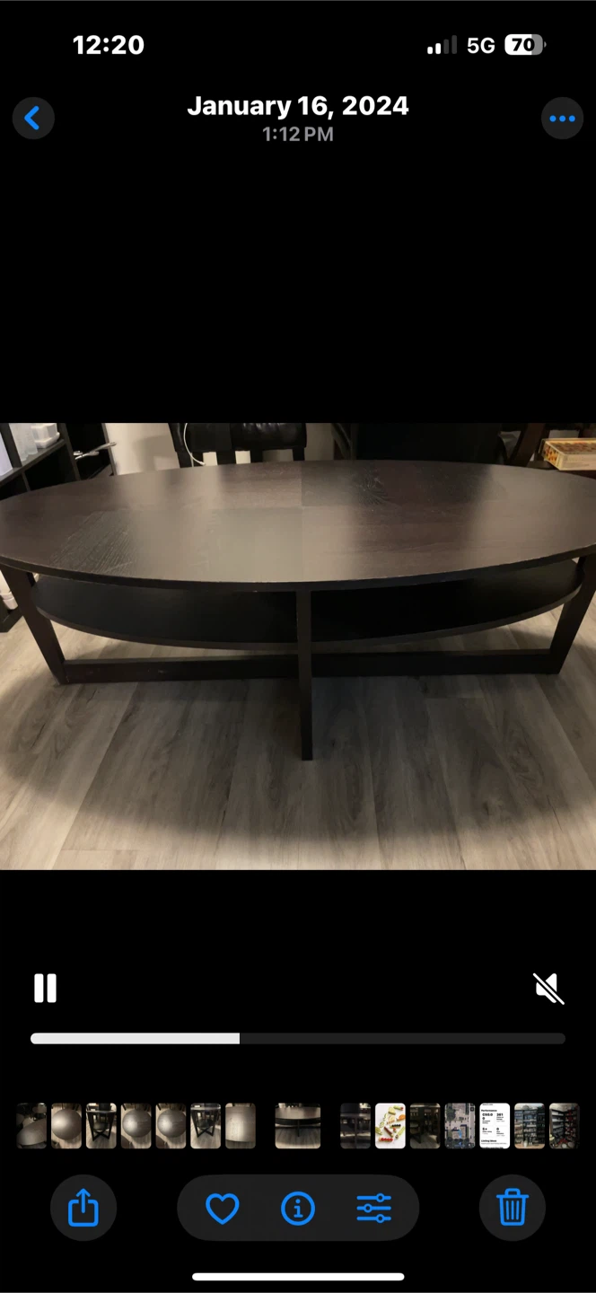 🧡3 piece Coffee Table Set - photo 3
