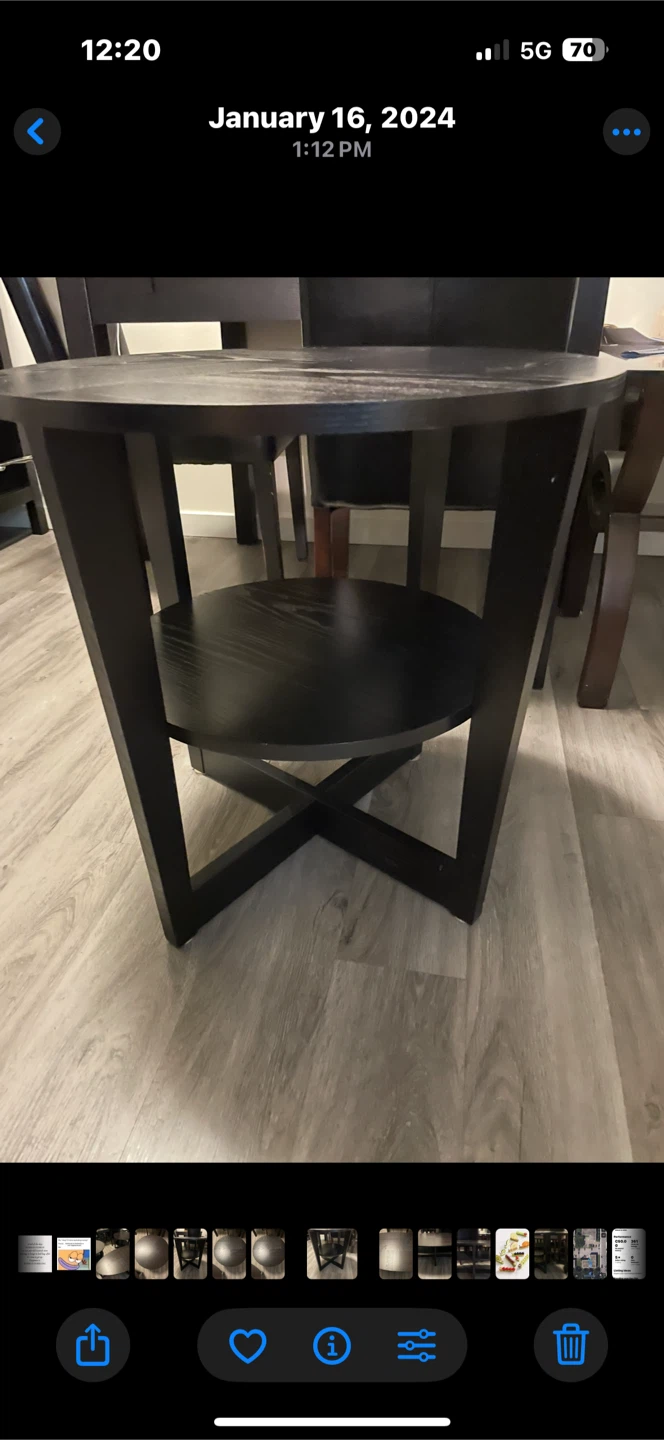 🧡3 piece Coffee Table Set - photo 5