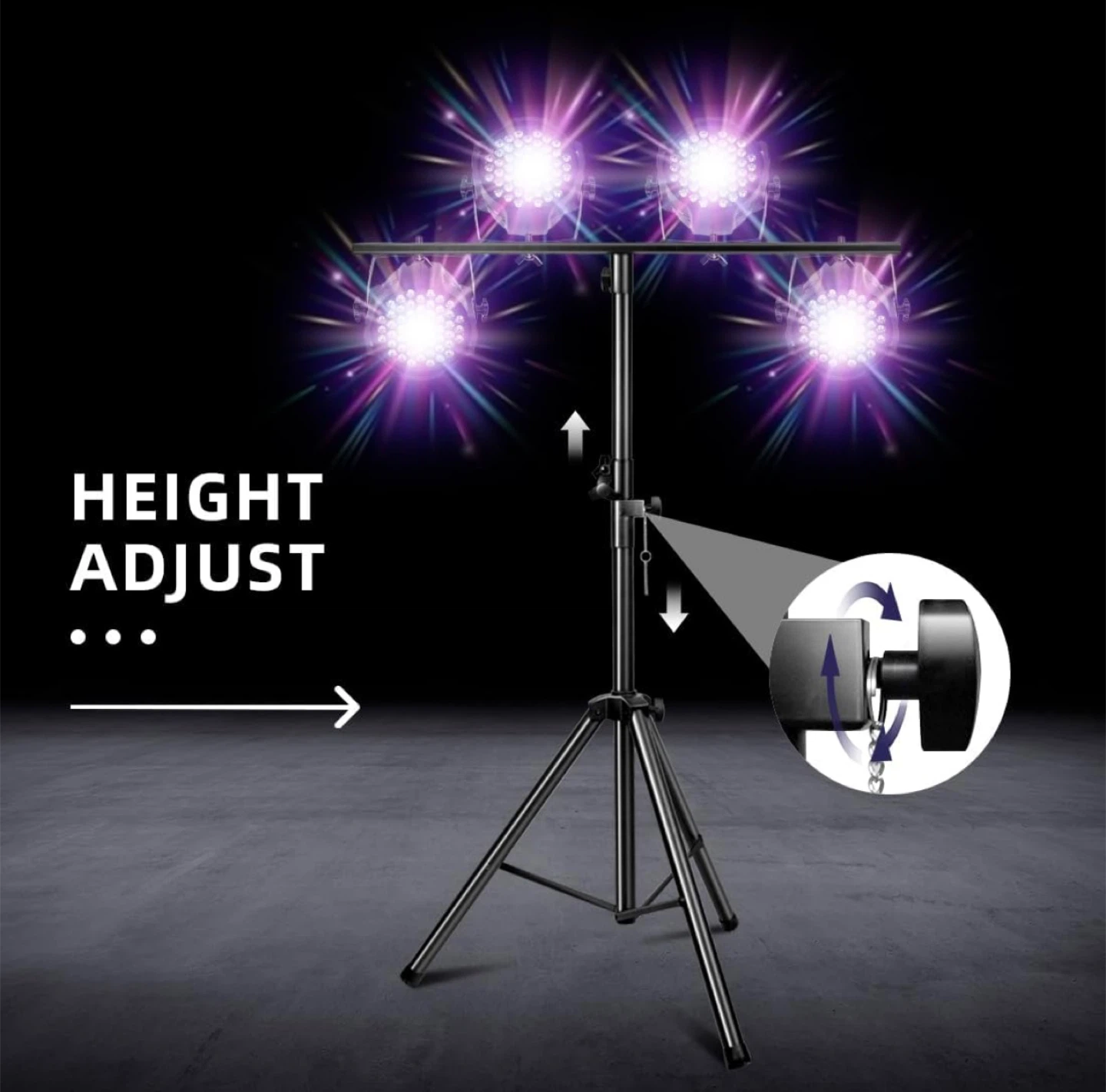 Adjustable Lighting Stand T-Bar Truss 2-Pack - photo 4