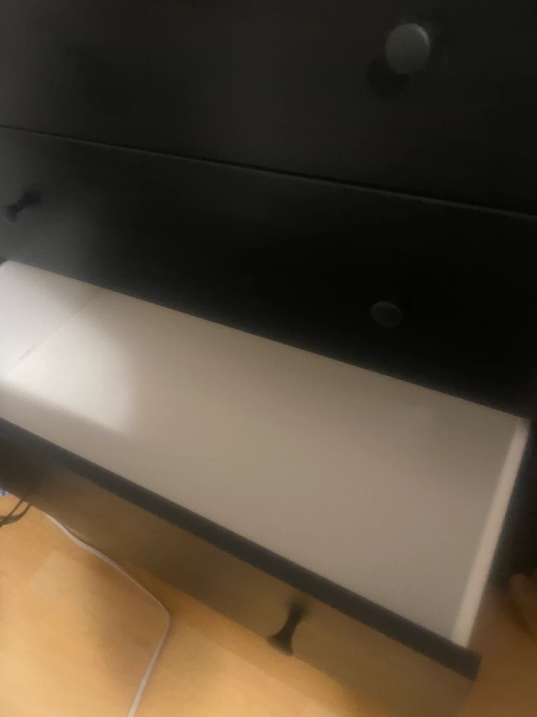Black Storage Bed Frame with Drawers - photo 5