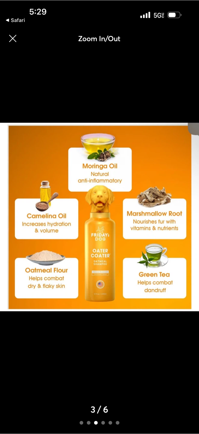 3 Friday's Dog Puppy Oater Coater Oatmeal Shampoo - photo 3