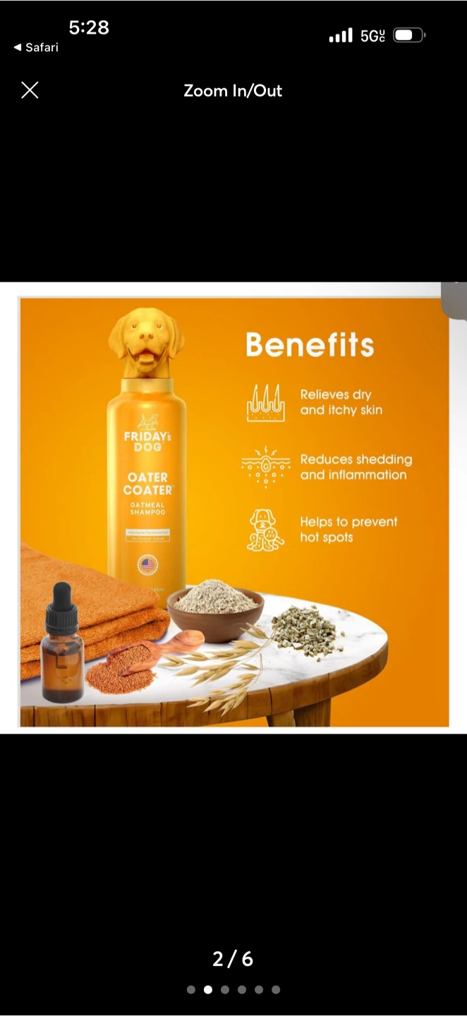 3 Friday's Dog Puppy Oater Coater Oatmeal Shampoo - photo 2