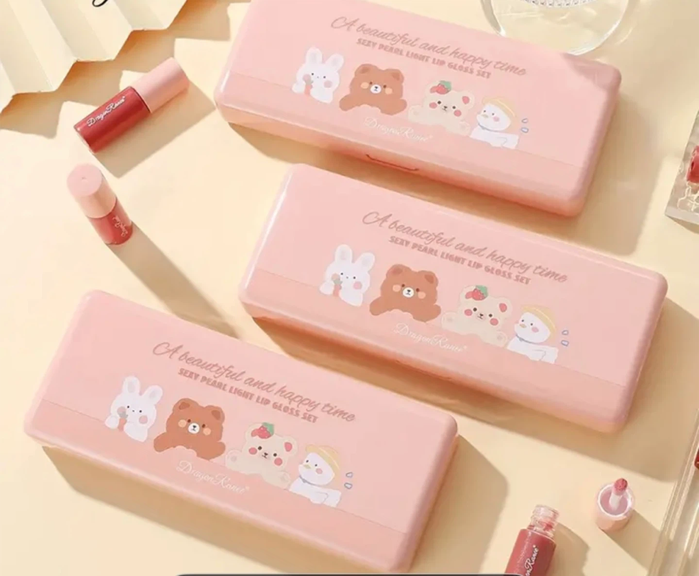 DragonRanc Sexy Pearl Light Lip Gloss Set - photo 3