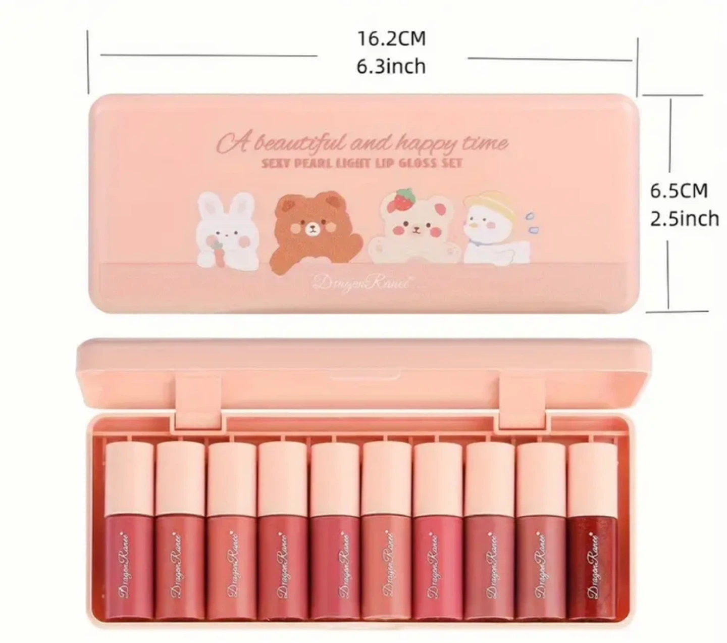 DragonRanc Sexy Pearl Light Lip Gloss Set - photo 4