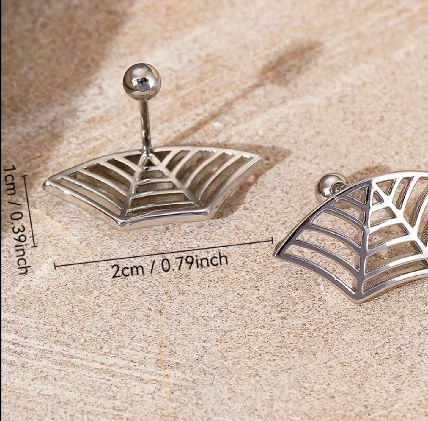 Spider Web Ear Piercing Jewelry🧡 - photo 3