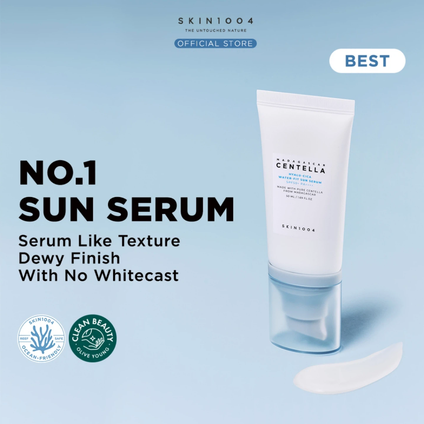 BRAND NEW - SKIN1004 Centella Hyalu-Cica Sun Serum SPF50+ PA++++