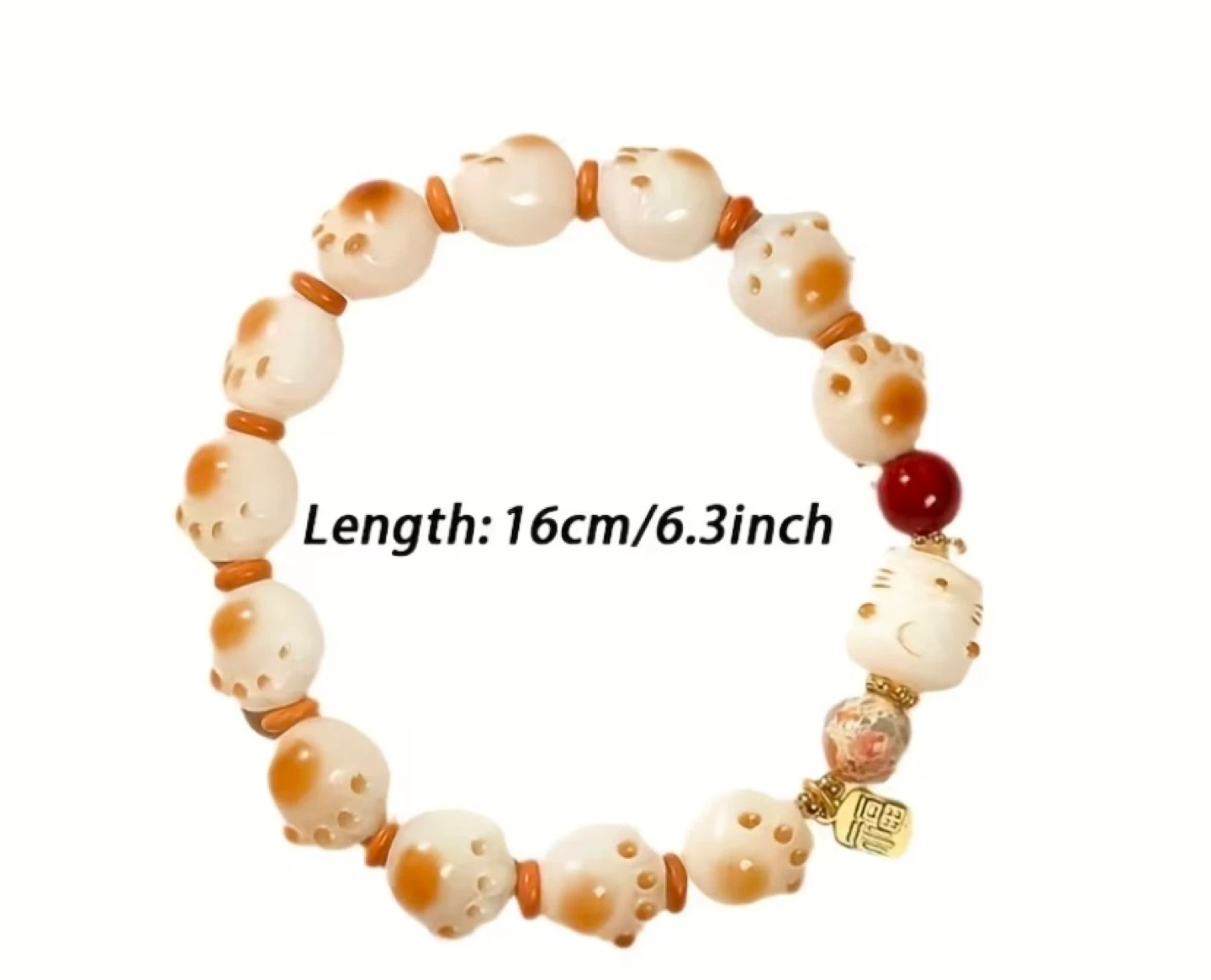 Cute Cat Paw Beaded Bracelet - photo 3