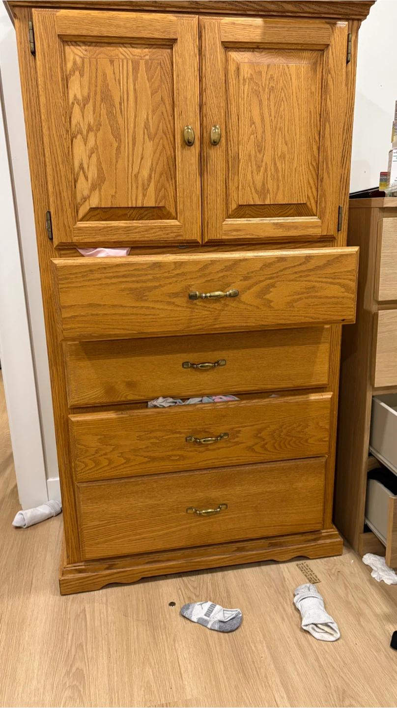 Oak Dresser with Drawers