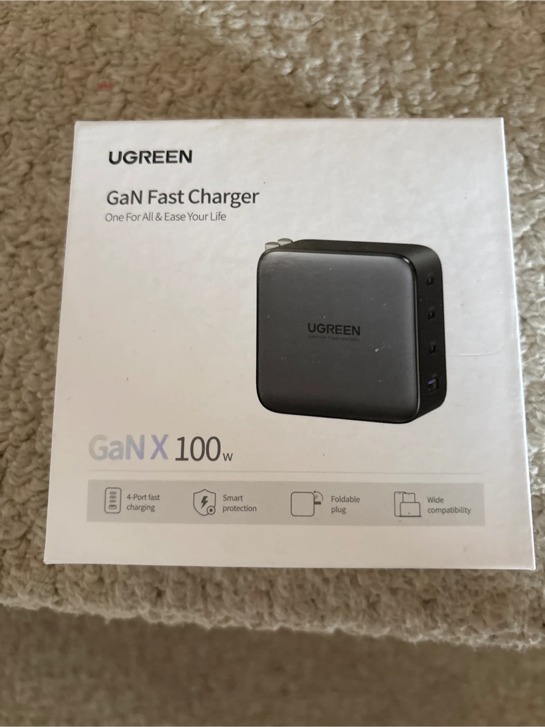 UGREEN GaN Fast Charger 100W GaN X Black