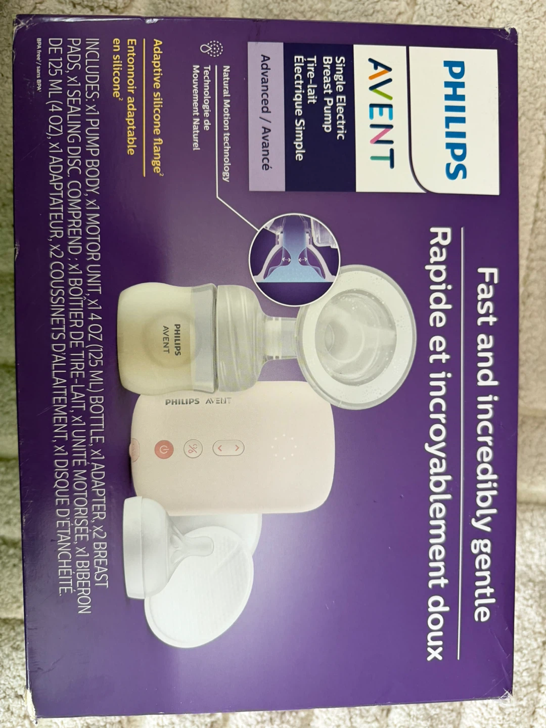 Philips Avent Single Electric Breast Pump SCF391/62 - photo 2