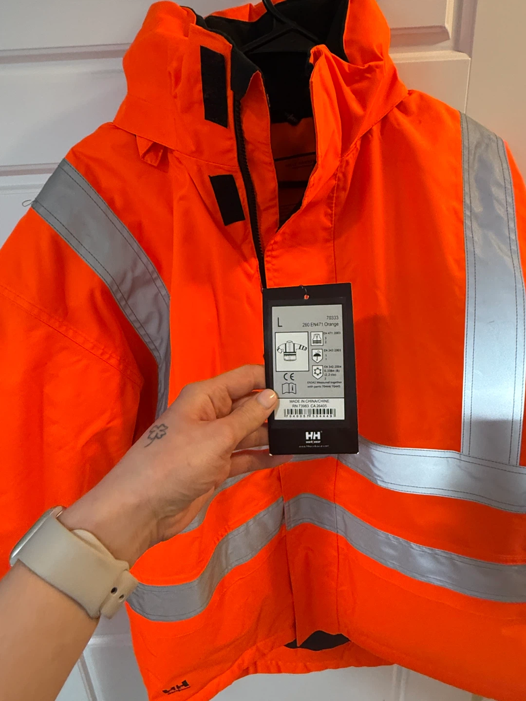 HH Work Wear Safety Jacket - Orange - Size L - photo 4