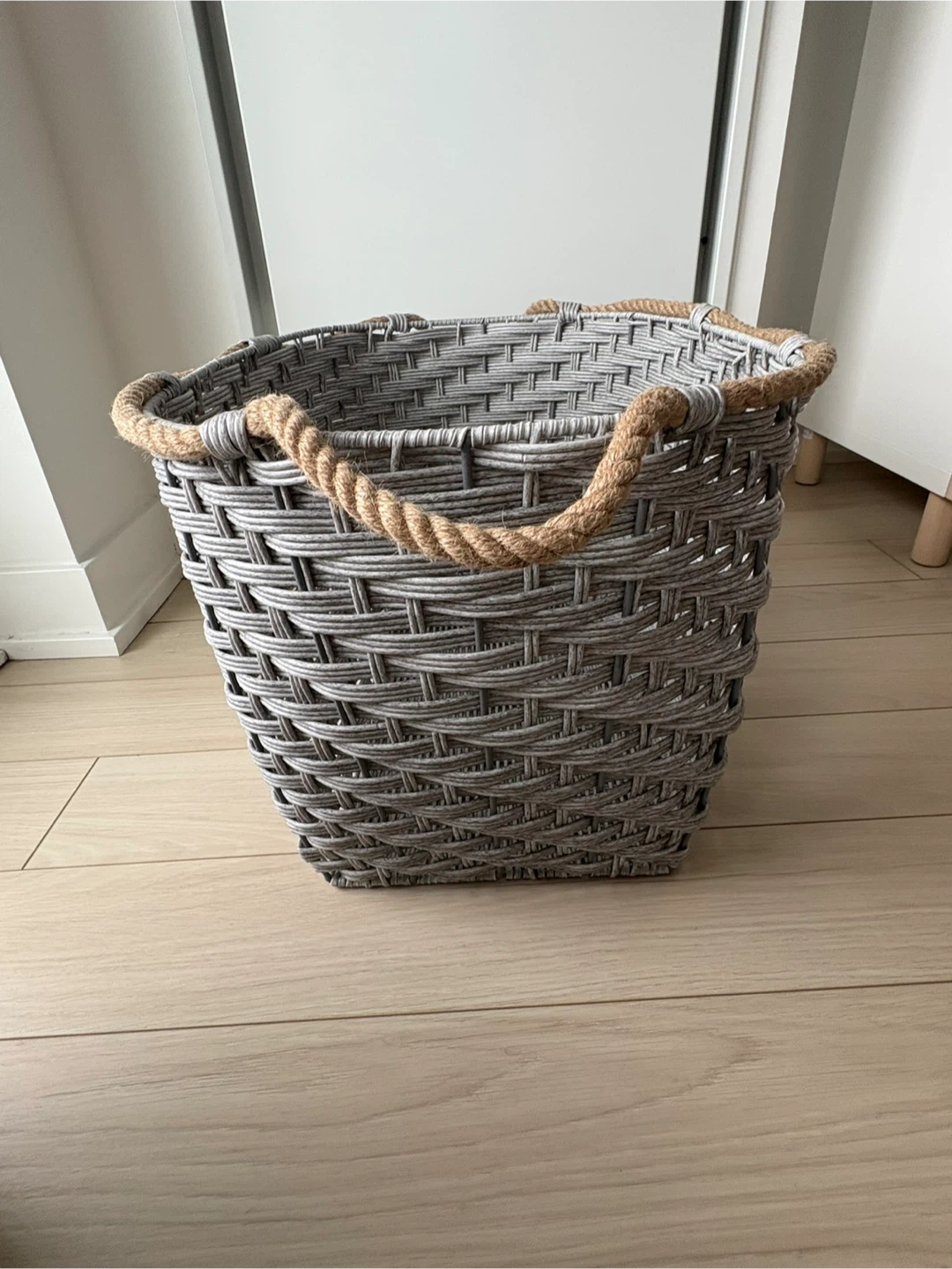 Woven Storage Basket with Rope Handles - photo 5