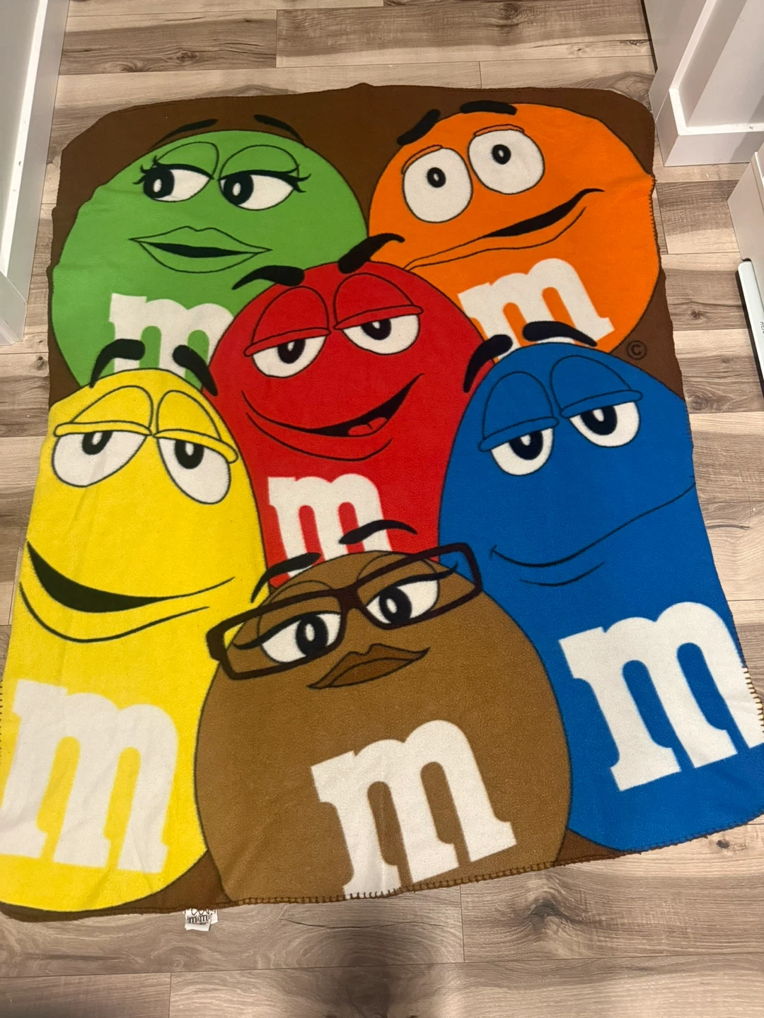 🧡M&M's World Fleece Throw Blanket