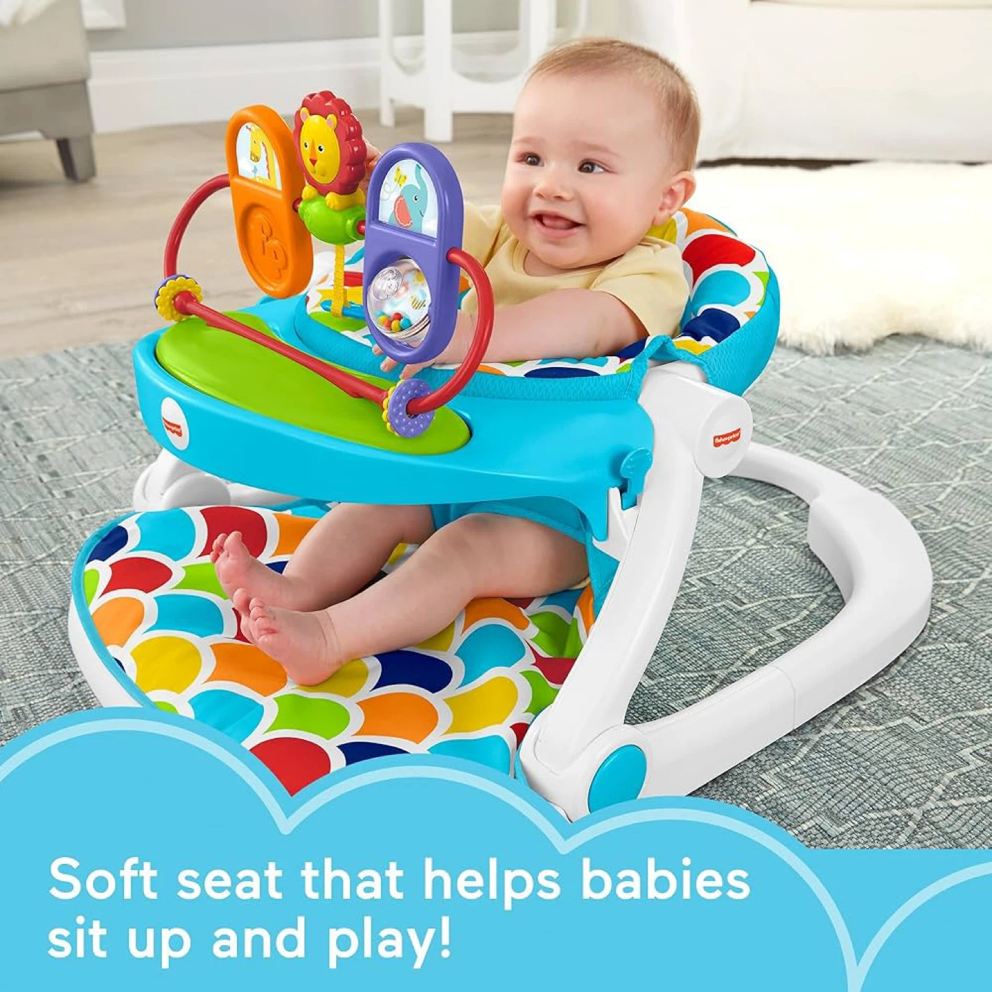 Fisher-Price Sit-Me-Up Seat with Toys - photo 2