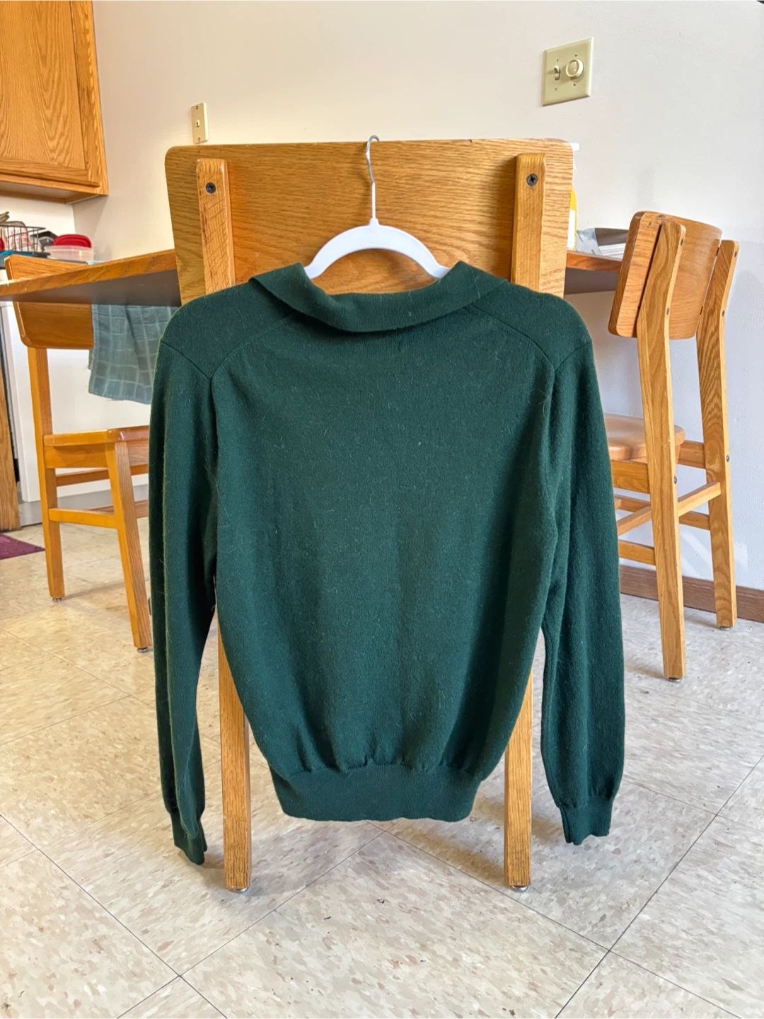 Polo Green Merino Wool Sweater M - photo 3