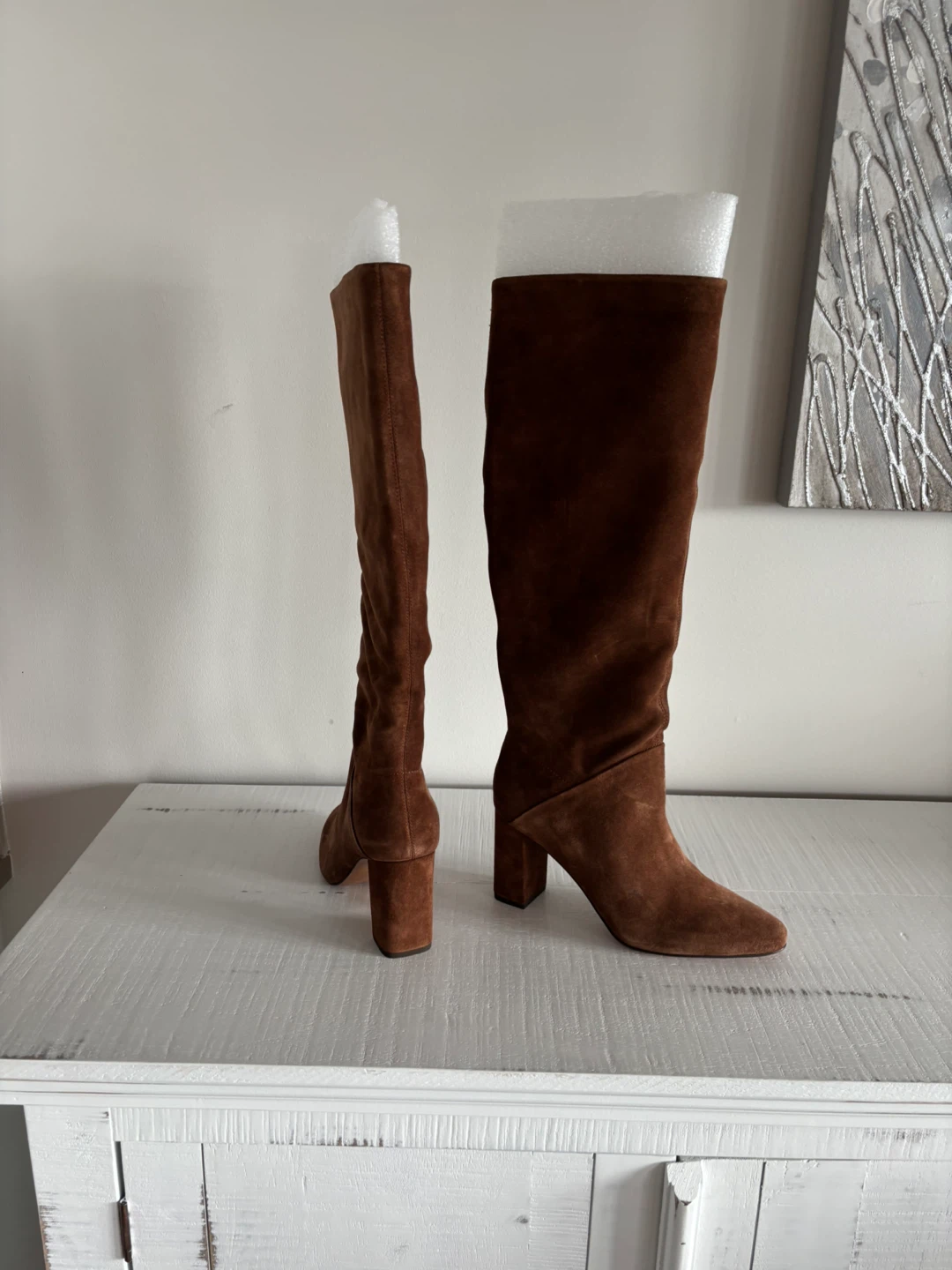 Banana Republic tall suede knee high boots - size 7.5 - photo 2