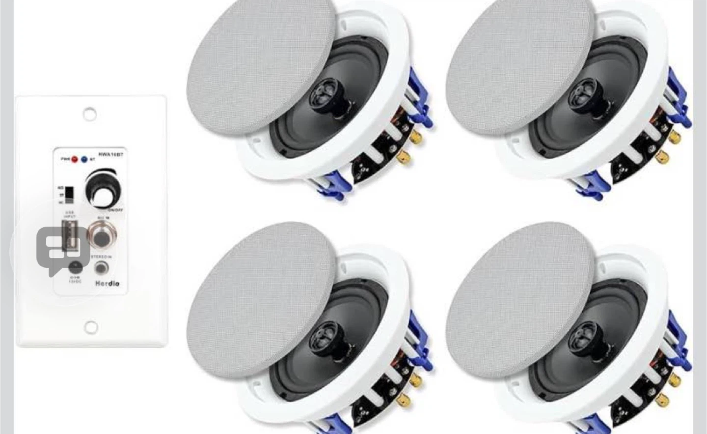Bluetooth Ceiling Speakers (4 Speakers) - photo 2
