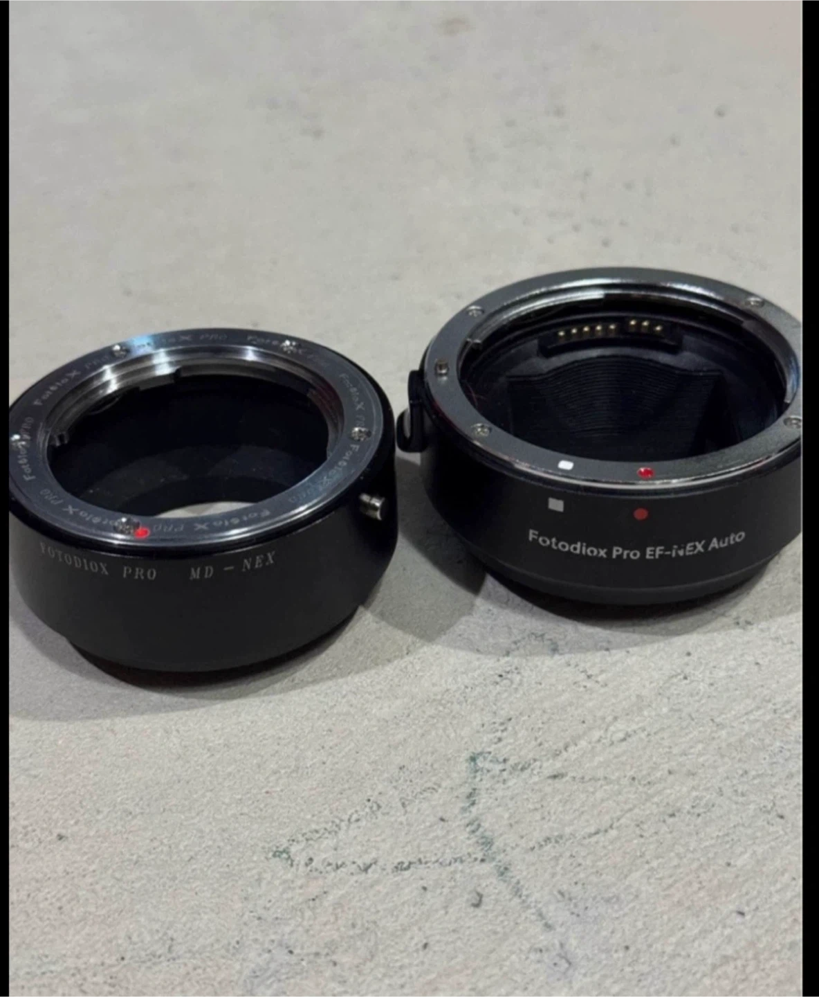 Fotodiox Pro MD-NEX and EF-NEX Auto Lens Adapters